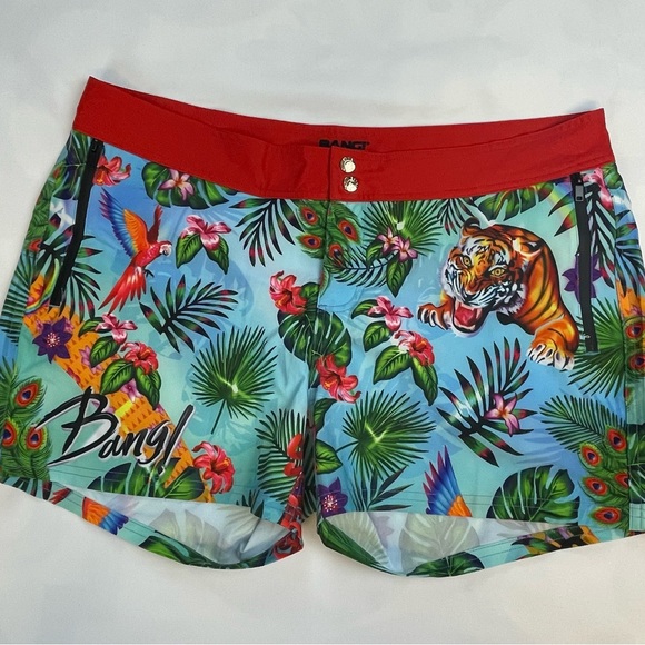 BANG! MIAMI - DISCO JUNGLE - BEACH SHORTS - Picture 4 of 9